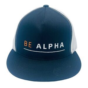 BE ALPHA Snapback SONY EDU Universe Trucker Hat Cap Snapback Black & White